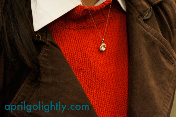 esprit-red-sweater-kohls