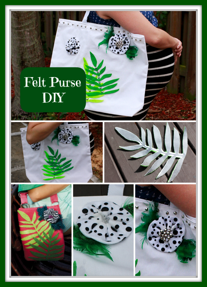 Felt Purse DIY SummerofJoann April Golightly