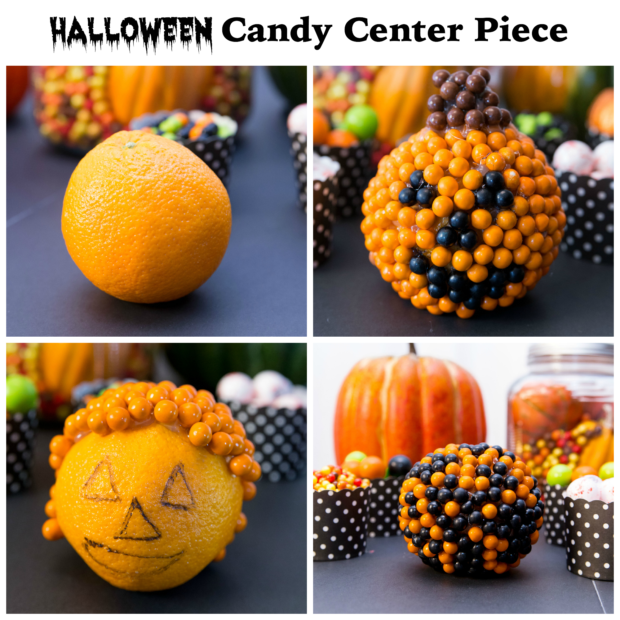Halloween Candy DIY Center Piece